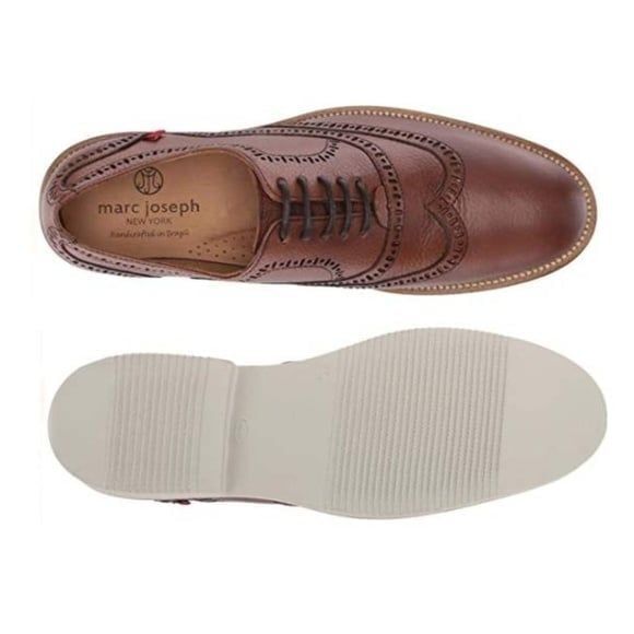 MARC JOSEPH NEW YORK Men's Leather Oxford Shoes Brown Size 9.5 NEW $198 - Picture 6 of 6